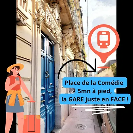 Daire Cosy Gare Secret De Dracula Montpellier